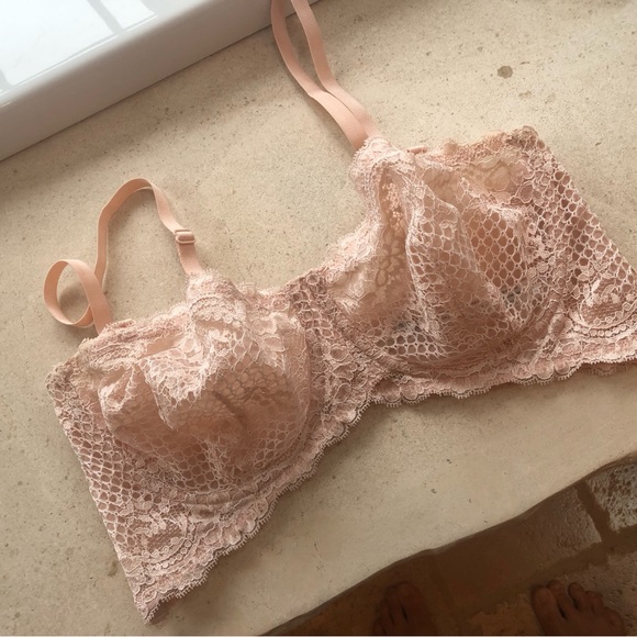 Free people lindy loo  pink underwire bra 36 DD - Picture 4 of 6